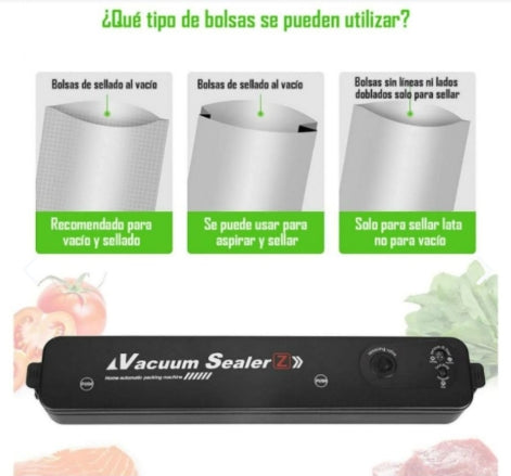 Selladora Al Vacío Automática + bolsas