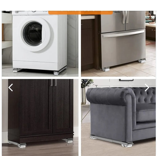 PAR DE BASES CON RUEDAS PARA REFRIGERADOR, LAVADORA Y MAS.