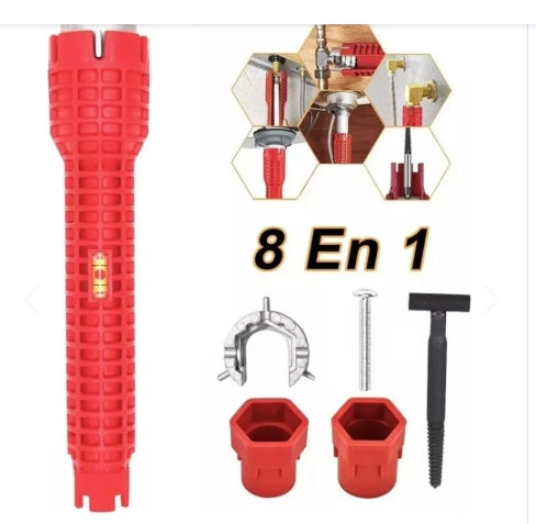Llave Multifuncional 8 En 1 De Fregadero