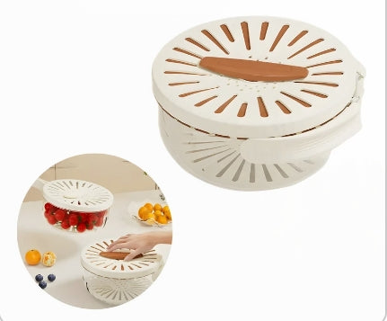 Escurridor Verduras Recipiente con tapa